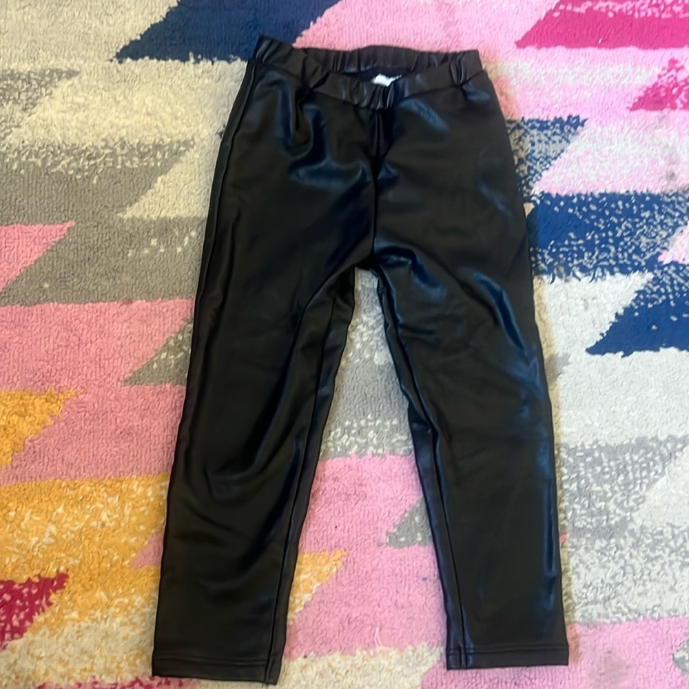 ZARA faux leather leggings